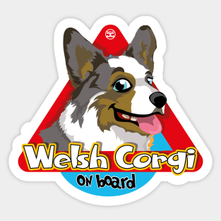 Welsh Corgi on Board - Cardigan Sticker